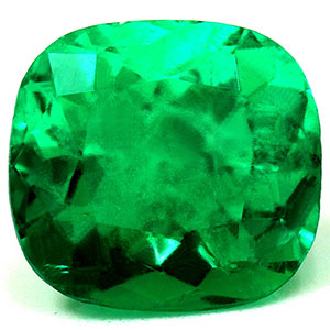 3.97 cts. Emerald Cushion, AAAA Quality